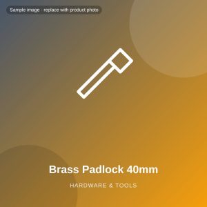 Brass Padlock 40mm