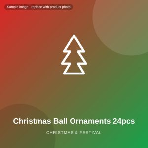 Christmas Ball Ornaments 24pcs