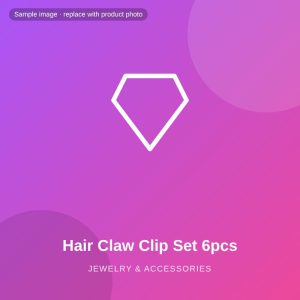 Hair Claw Clip Set 6pcs