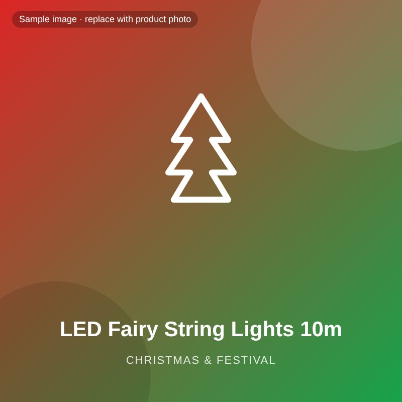 LED Fairy String Lights 10m