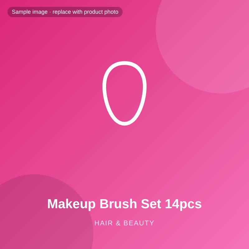 Makeup Brush Set 14pcs