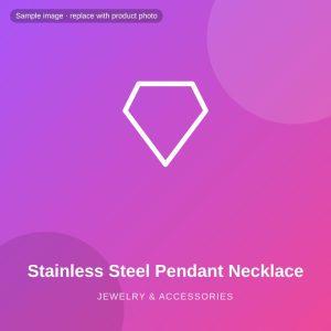Stainless Steel Pendant Necklace