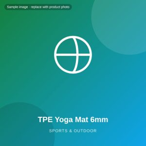 TPE Yoga Mat 6mm